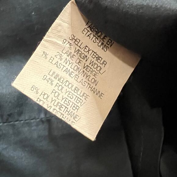 Helmut Lang Virgin Wool Skirt 6 Black Mini Straight Designer Work Versatile Chic - Picture 7 of 9